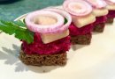 Закуска из свеклы с сельдью