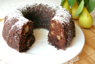 Шоколадный Кекс с Грушами Мой любимый рецепт Выпечки к чаю!