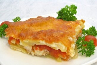 Запеканка с картофелем и рыбкой