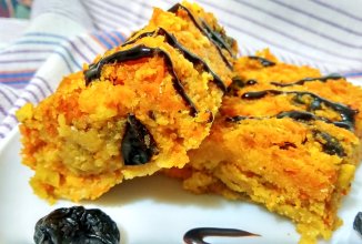 Морковный десерт с черносливом