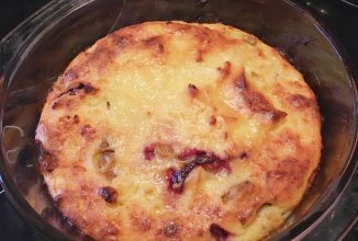 диетическая творожная запеканка со сливой