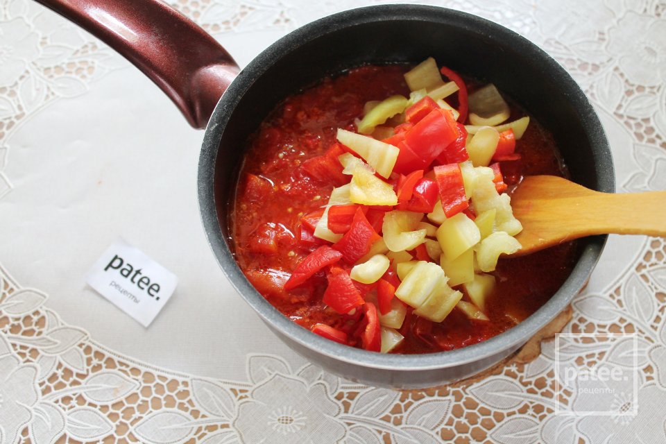 Лечо из перца с помидорами и мёдом - Шаг 7