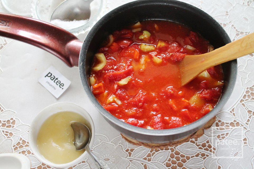 Лечо из перца с помидорами и мёдом - Шаг 9