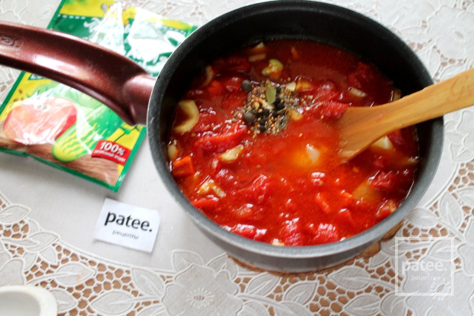 Лечо из перца с помидорами и мёдом - Шаг 10