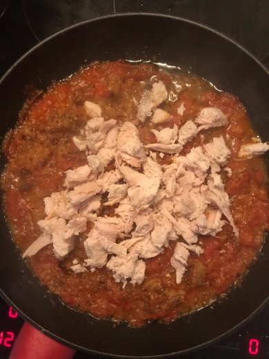 Тальятелле с курицей и овощами - Шаг 6