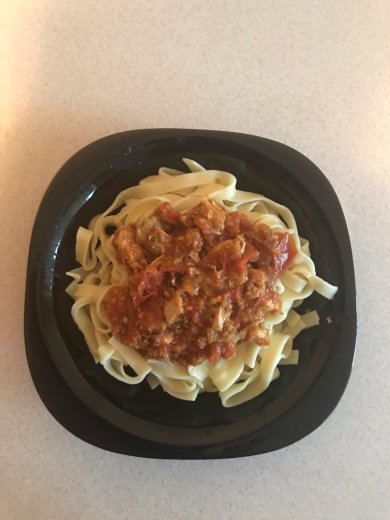 Тальятелле с курицей и овощами - Шаг 9