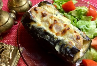 Хот-дог из баклажана.