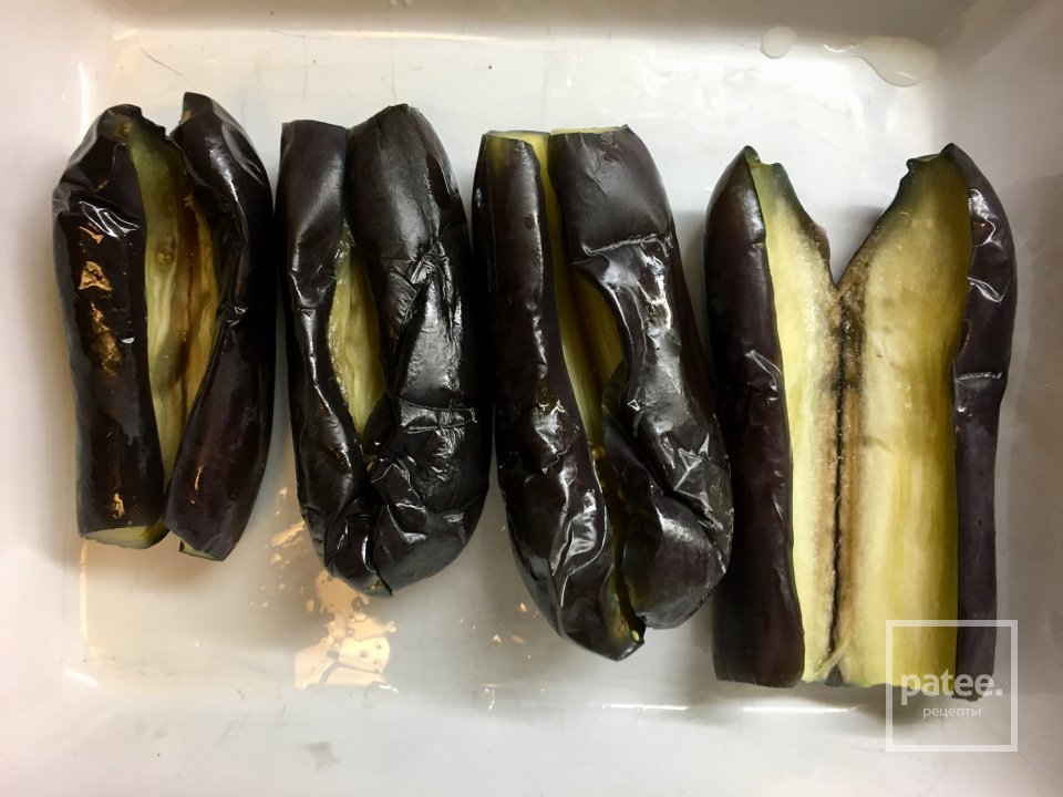 Хот-дог из баклажана. - Шаг 2