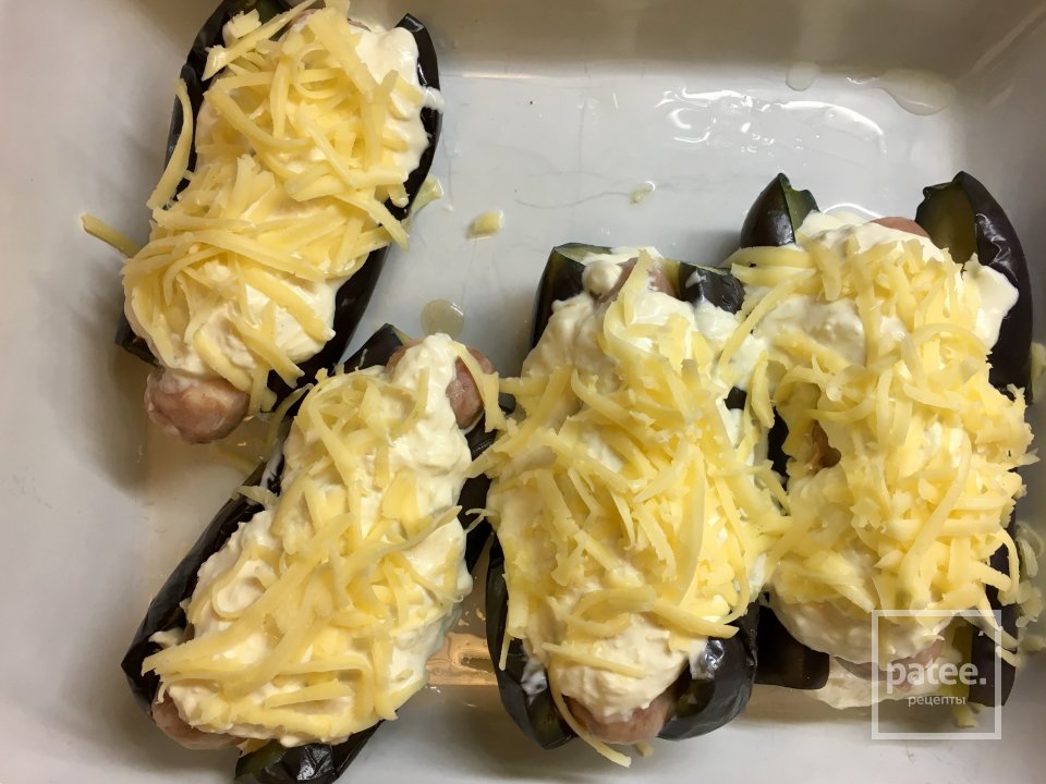 Хот-дог из баклажана. - Шаг 4