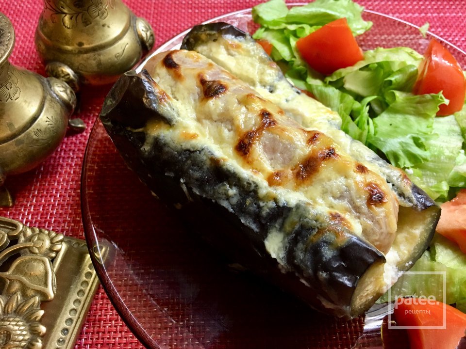 Хот-дог из баклажана. - Шаг 5