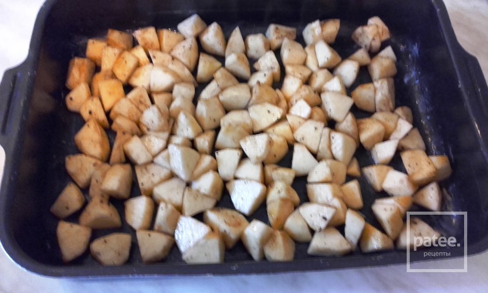 Шарлотка с пряными яблоками - Шаг 9