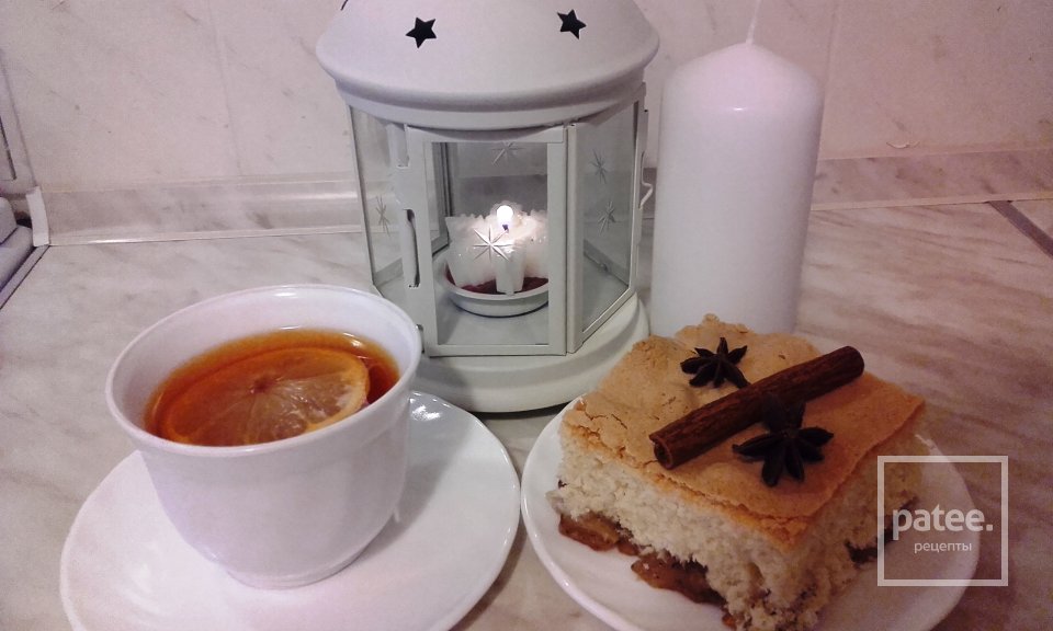 Шарлотка с пряными яблоками - Шаг 12