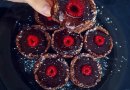 Шоколадные тарталетки с малиной
