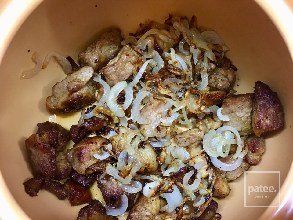 Овощи с мясом в горшочке. - Шаг 2