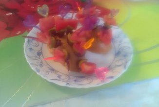 Канапе с виноградом