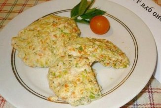 курячі котлетки з кабачком і морквою -