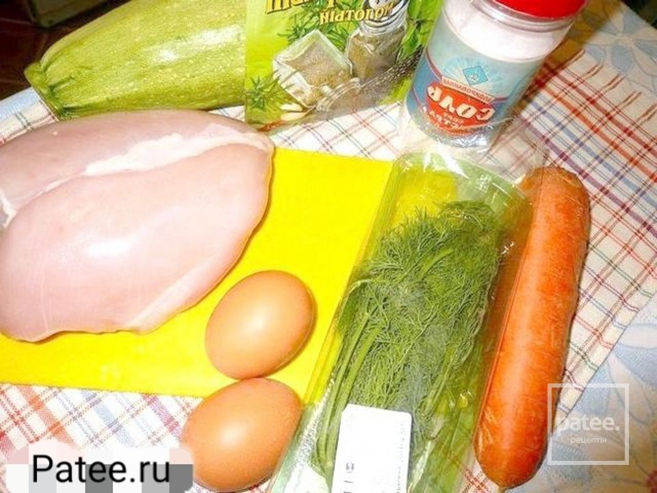курячі котлетки з кабачком і морквою - - Шаг 1