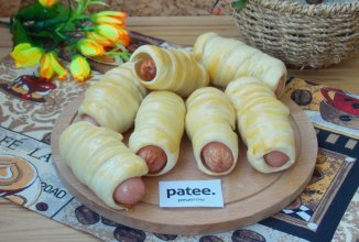 Сосиски в дрожжевом тесте