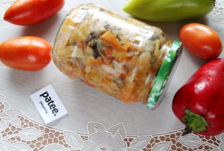 Солянка грибная с овощами на зиму