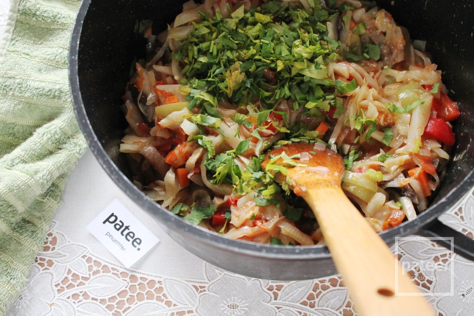 Солянка грибная с овощами на зиму - Шаг 12