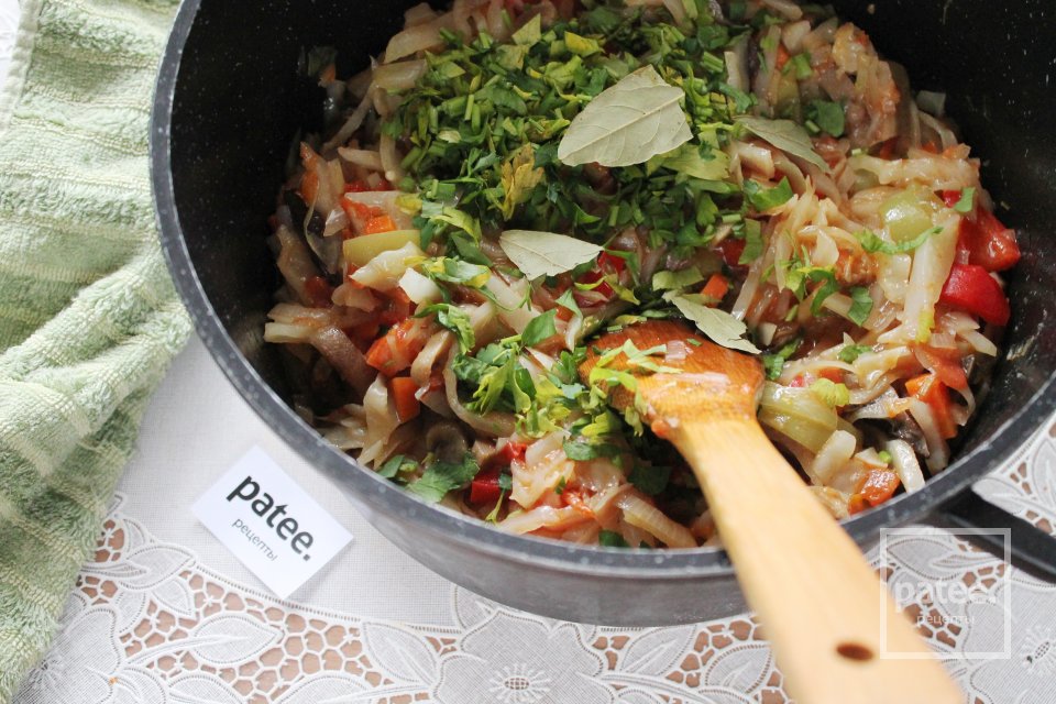 Солянка грибная с овощами на зиму - Шаг 13