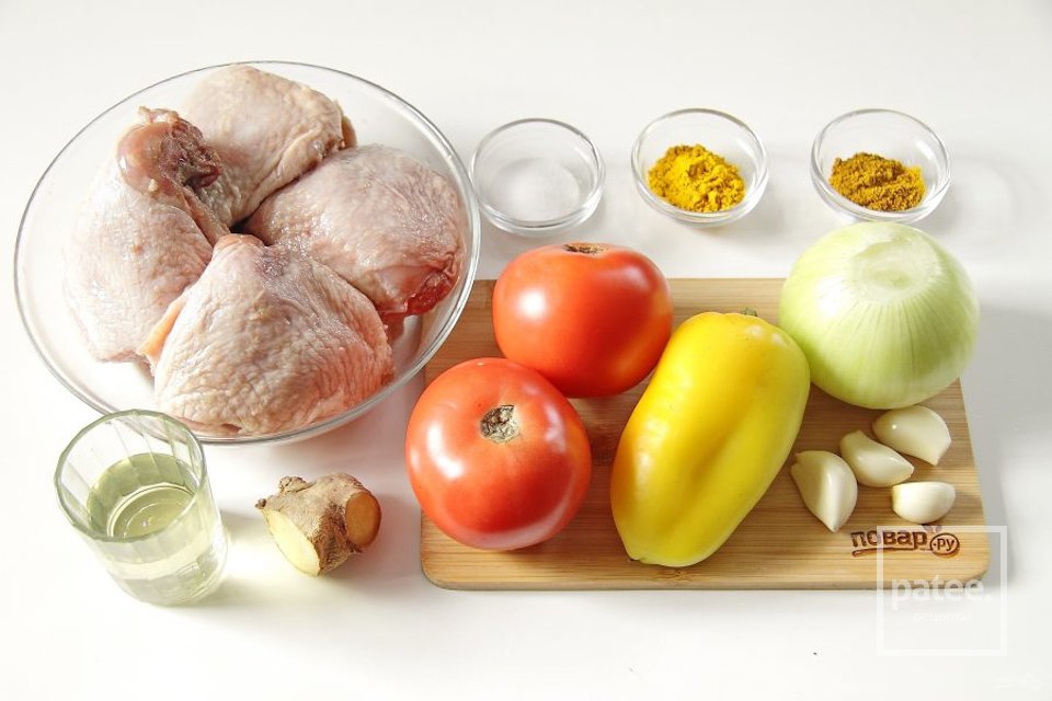 Курица карри от Джейми Оливера - Шаг 1