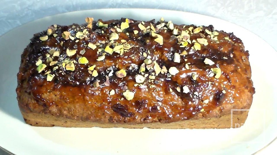 Кекс с финиками и орехами - Шаг 11