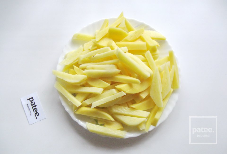 Жареный картофель с копченой грудинкой - Шаг 2