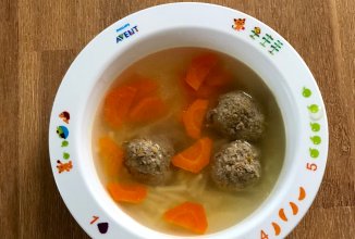 Суп с тефтелями для детей