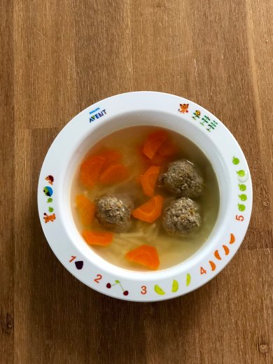 Суп с тефтелями для детей