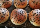 Булочки для бургера без дрожжей (на пшеничной закваске)