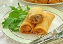 Блины с курицей и грибами  (с жюльеном)