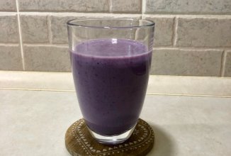 Смузи с остатков каши:)