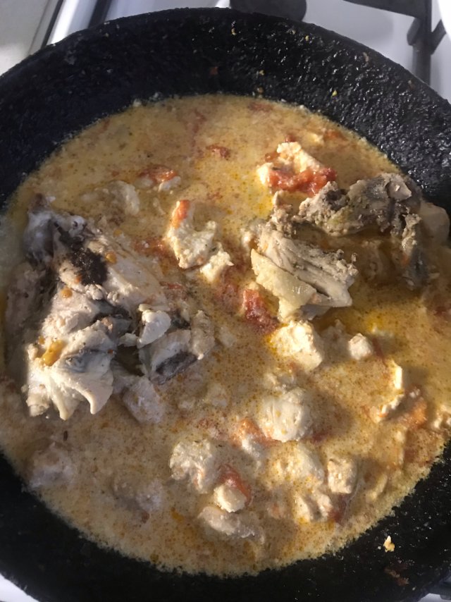Курица в сливочном соусе