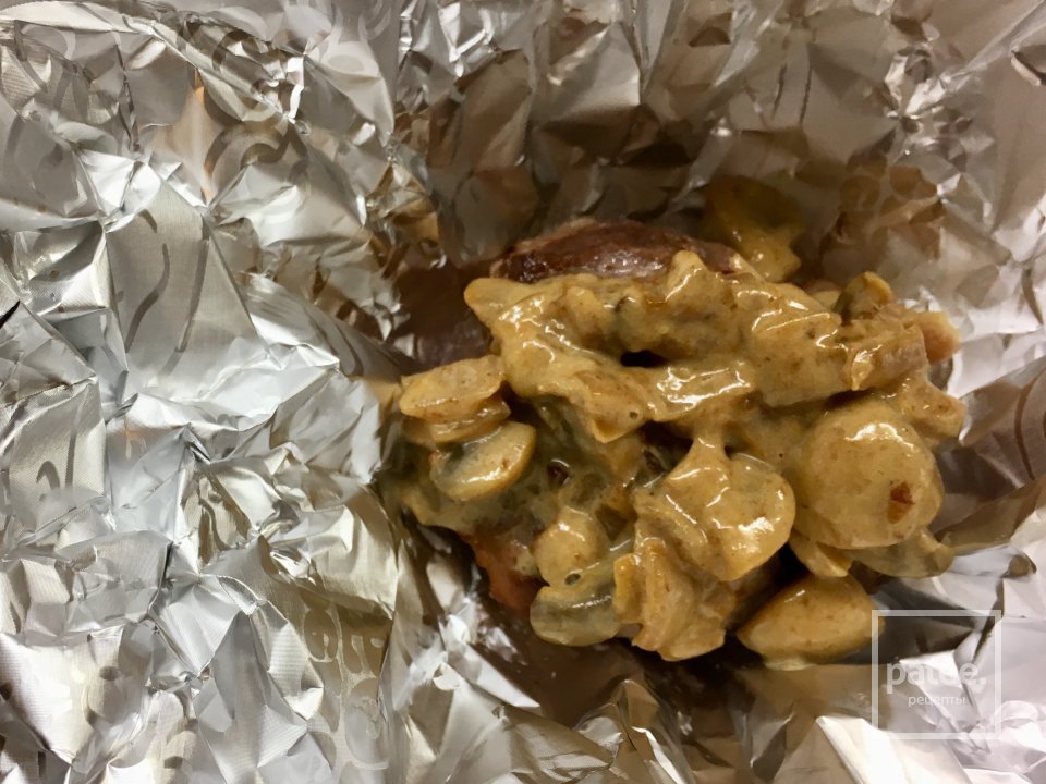 Свинина порционными кусками в фольге. - Шаг 4