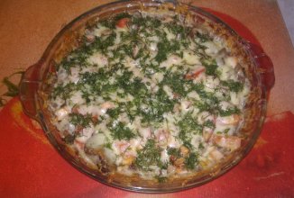 Запеченная куриная печень