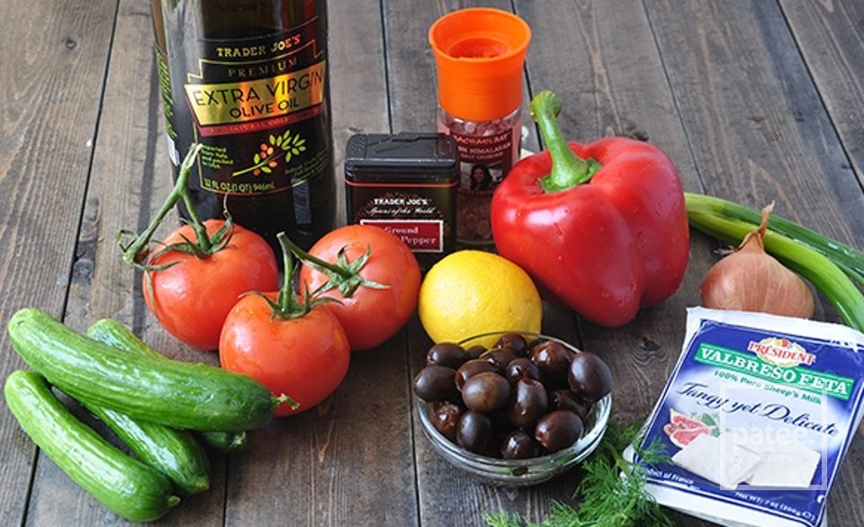 Греческий салат - Шаг 2