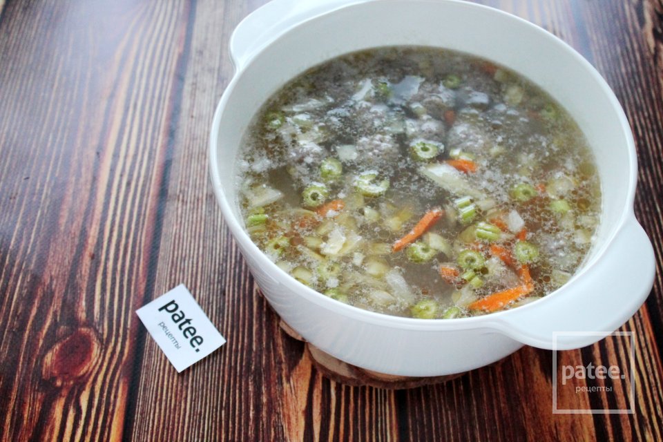 Суп с вермишелью и фрикадельками - Шаг 14