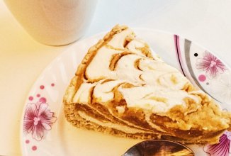 Тыквенно-твороженный тарт