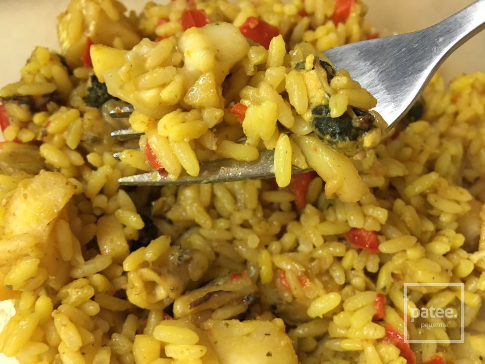 ПАЭЛЬЯ С МОРЕПРОДУКТАМИ 🐙🦐 - Шаг 1