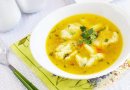 Куриный суп с клецками классический