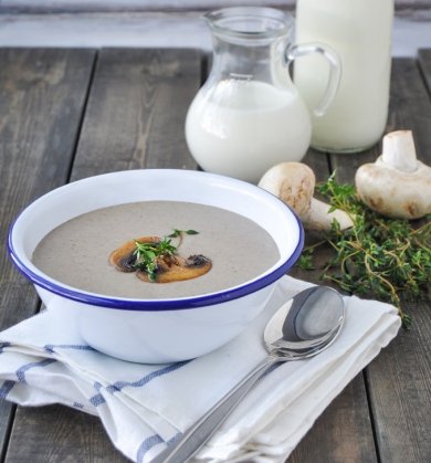 Вкуснейшие грибной крем-суп из шампиньонов - Шаг 9