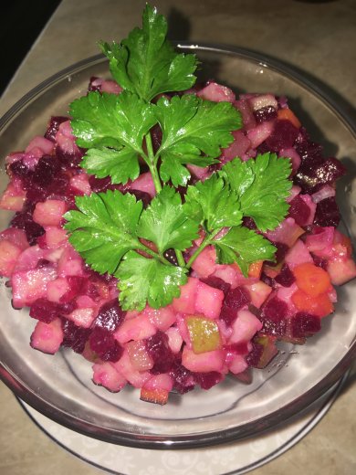 Винегрет с «изюминкой» - Шаг 9