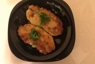 Пирожки с творогом и зеленью