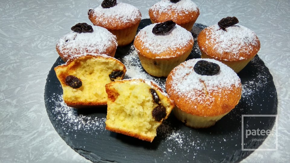 Воздушные творожные кексы - Шаг 9