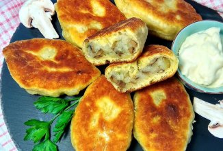 Жареные пирожки на кефире без дрожжей