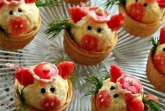 «Свинки»- закуска новогодняя
