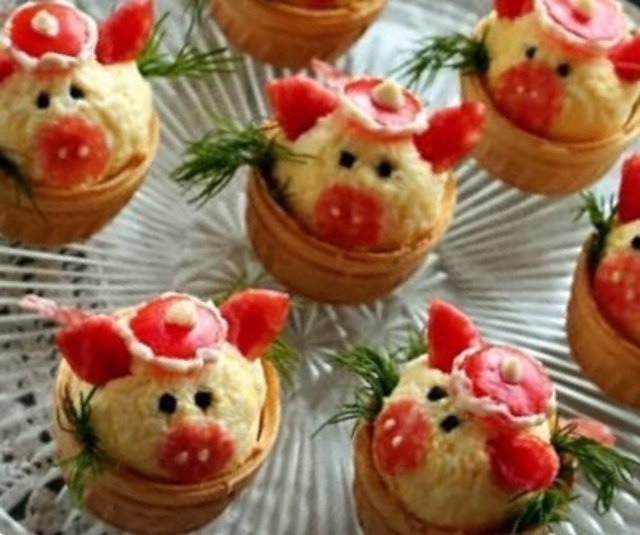 «Свинки»- закуска новогодняя