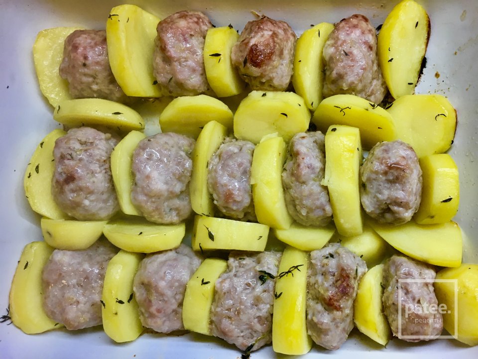 Запеканка из котлет. - Шаг 6