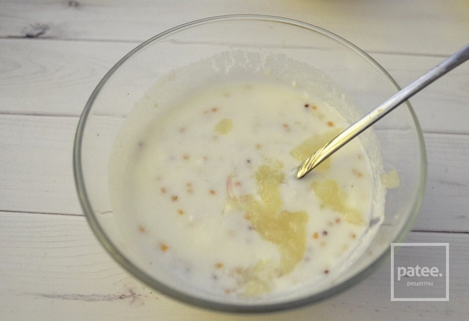 Салат из свеклы, фенхеля и яблока с мятным маслом. - Шаг 5